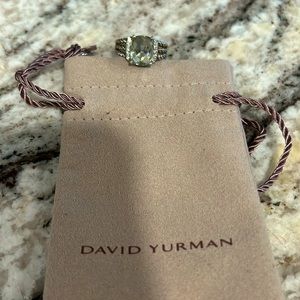 David Yurman Petite Wheaton Ring with Diamonds Size 5